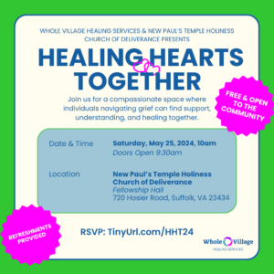 Healing Hearts Together Flyer